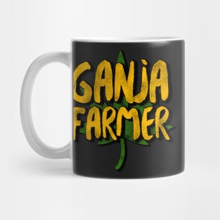 Ganja Farmer Marijuana Leaf Reggae Mug